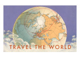 Travel the World, Globe with Routes