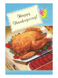 Buy Happy Thanksgiving, Cooked Turkey at AllPosters.com
