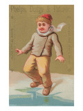 Young Boy at Edge of Ice