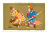 Victorian Children Stuffing Giant Pipe