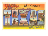 Greetings from McKinney, Texas