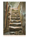Old Steps, Mission Concepcion, San Antonio, Texas