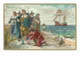 Buy Landing at Plymouth Rock at AllPosters.com