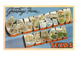 Greetings from Galveston Beach, Texas