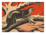 Buy Woodcut of Otter at AllPosters.com