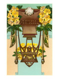 Buy Art Nouveau April, Taurus at AllPosters.com