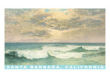 Waves at Santa Barbara, California