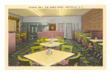 Interior, Colonial Grill, Retro Diner