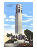 Coit Memorial Tower, Telegraph Hill, San Francisco, California