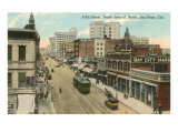 Fifth and G, Downtown, San Diego, California
