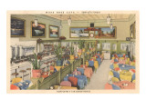 Interior, Moss Rose Cafe, Retro