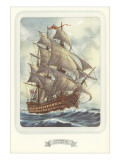 Full-Rigged Clipper Ship