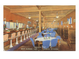 Interior, Kay's Bluebird Cafe, Retro Diner