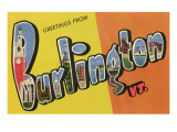 Buy Greetings from Burlington, Vermont at AllPosters.com