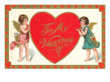 To My Valentine, Cupids with Heart