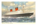 Buy Cunard Ocean Liner RMS Queen Elizabeth at AllPosters.com