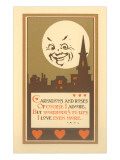 Buy Leering Moon and Love Poem at AllPosters.com