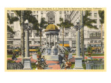 Buy Horton Plaza Fountain, San Diego, California at AllPosters.com
