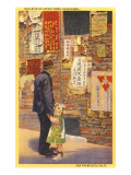 Buy Reading the News in Chinatown, San Francisco, California at AllPosters.com