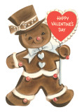 Happy Valentines Day, Gingerbread Man