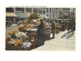Street Flower Stand, San Francisco, California
