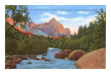 Watchman, Zion Park, Makuntuweap River, Utah Giclee Print
