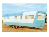 Buy Square Blue and White Trailer at AllPosters.com