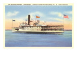 Excursion Steamer on Lake Champlain, Vermont