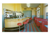 Buy Interior, Retro Diner at AllPosters.com