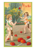 To My Love, Cupids Playing Tennis