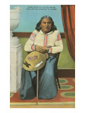 Chief Seattle with Basket