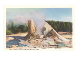 Giant Geyser Cone, Yellowstone National Park Giclee Print