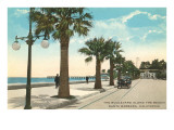 Boulevard along Beach, Santa Barbara, California