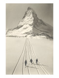 Buy Skiers Leaving Matterhorn at AllPosters.com