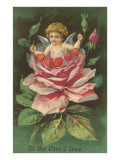 Buy To the One I Love, Cupid in Rose at AllPosters.com