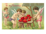 To My Valentine, Cupids Examining Hearts