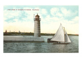 Buy Lighthouse, Milwaukee, Wisconsin at AllPosters.com