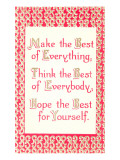 Make the Best of It