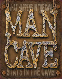 Buy Man Cave - Diamond Plate at AllPosters.com