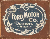 Ford Historic Logo Tin Sign