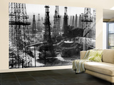 Forest of Wells, Rigs and Derricks Crowd the Signal Hill Oil Fields