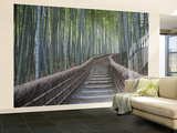 Stairway Through Bamboo Grove Above Adashino Nembutsu-Ji Temple