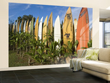 Colourful Surfboard Fence