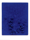 Blaues Schwammrelief (Relief Éponge Bleu: RE19), 1958