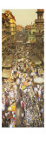Crowd at a Street Market, Mumbai, India