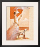 White Lady with Dalmation