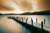 Wooden Landing Jetty-Color Poster