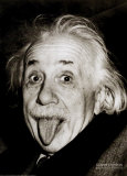 Albert Einstein's Birthday Greetings Art Print