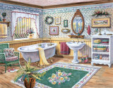 Bath with Chair and Fern