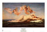 La Naissance de Venus Art Print
